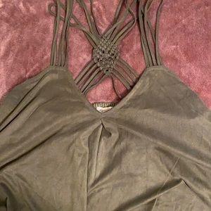 Cutest little olive green top!